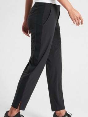 Athleta Brooklyn Midrise Ankle Pant Black 4 Petite